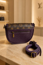 Load image into Gallery viewer, Brown Barbie & Repurposed LV Canvas