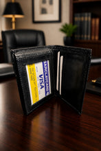 Load image into Gallery viewer, Men’s Wallet With repurposed LV