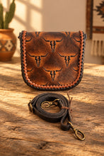 Load image into Gallery viewer, Longhorn Barbie Saddle Rustic Brown