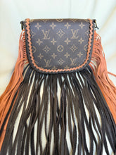 Load image into Gallery viewer, Two tone Barbie with repurposed LV canvas