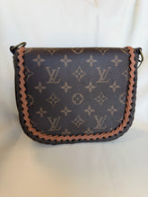 Load image into Gallery viewer, Two tone Barbie with repurposed LV canvas
