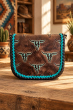 Load image into Gallery viewer, Turquoise Longhorn Barbie
