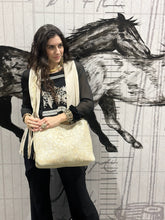 Load image into Gallery viewer, Ivory Rose Tote with Carry & Conceal