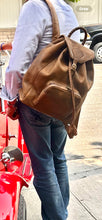 Load image into Gallery viewer, Rustic Crazy Horse Leather Backpack