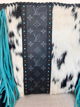 Load image into Gallery viewer, Antonia Handbag with upcycled LV canvas