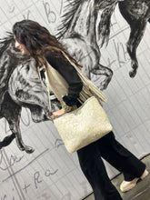 Load image into Gallery viewer, Ivory Rose Tote with Carry & Conceal