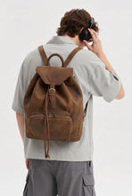 Load image into Gallery viewer, Rustic Crazy Horse Leather Backpack