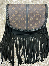 Load image into Gallery viewer, Santa Barbara Saddle bag style with LV canvas