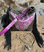 Load image into Gallery viewer, LV Rodeo Queen Tote (Pink Acid Wash Cowhide)