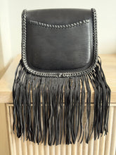 Load image into Gallery viewer, Saint Cloud GM Epi Leather Black with leather/turquoise concho