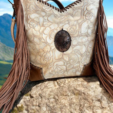 Load image into Gallery viewer, San Antonia Embossed Leather Handbag