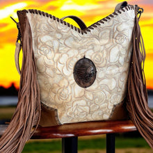 Load image into Gallery viewer, San Antonia Embossed Leather Handbag