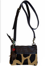 Load image into Gallery viewer, Cowhide Giraffe Crossbody/Hipster