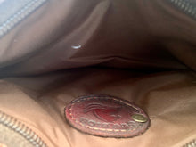 Load image into Gallery viewer, Sergios Wristlet Brown floral embossed leather