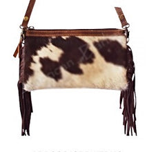 Load image into Gallery viewer, Mini crossbody cowhide