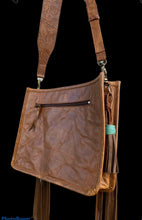 Load image into Gallery viewer, Leather bag , Crossbody Hand Tooled