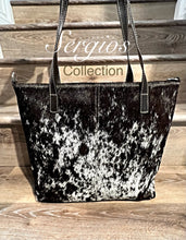 Load image into Gallery viewer, Dallas Tote with gorgeous Hydes and soft Napa leathers