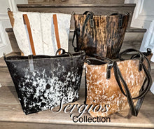 Load image into Gallery viewer, Dallas Tote with gorgeous Hydes and soft Napa leathers