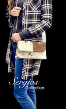 Load image into Gallery viewer, Cowhide Crossbody Envelope.