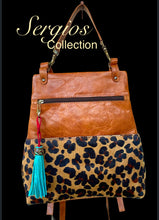 Load image into Gallery viewer, Sophisticated Backpack in Leopard Hyde
