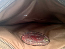 Load image into Gallery viewer, Sergios Wristlet made with floral ivory embossed leather