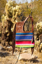 Load image into Gallery viewer, Tiffany''New Mexico'' Wool Blanket Shoulder Bag