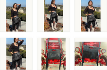Load image into Gallery viewer, Cowhide black angus tote/ crossbody