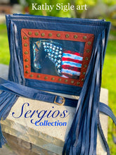 Load image into Gallery viewer, Kathy Sigle Art for Sergios Collection design Beautiful Handbag