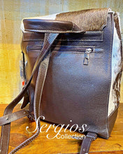 Load image into Gallery viewer, Large Cowhide Backpack