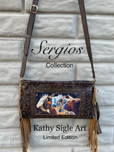 Load image into Gallery viewer, Kathy Sigle Art for Sergios Collection Crossbody