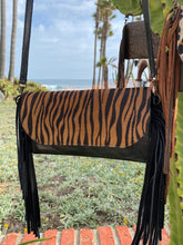 Load image into Gallery viewer, Sergios Classic Crossbody Baby Tiger Cowhide