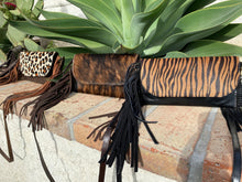 Load image into Gallery viewer, Sergios Classic Crossbody Baby Tiger Cowhide
