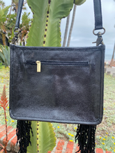 Load image into Gallery viewer, Kathy Sigle Artwork for Sergios Collection Design on Limited Edition Crossbody Bag
