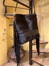 Load image into Gallery viewer, Black-Beauty Shoulder Bag /Cross-body Tote