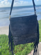 Load image into Gallery viewer, Black-Beauty Shoulder Bag /Cross-body Tote