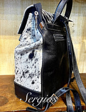 Load image into Gallery viewer, Large Cowhide Backpack