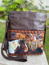 Load image into Gallery viewer, Artist Kathy Sigle for Sergios Collection: Bucket Style Tote