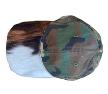 Load image into Gallery viewer, Camouflage With Cowhide Cap