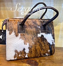 Load image into Gallery viewer, Sergios Large Speedy Cowhide Bag