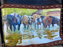 Load image into Gallery viewer, Kathy Sigle Art on a Sergios Collection Large Tote Bucket.