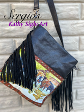 Load image into Gallery viewer, Kathy Sigle Art on a Sergios Collection Large Tote Bucket.