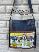 Load image into Gallery viewer, Kathy Sigle Art on a Sergios Collection Large Tote Bucket.