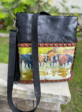 Load image into Gallery viewer, Kathy Sigle Art on a Sergios Collection Large Tote Bucket.