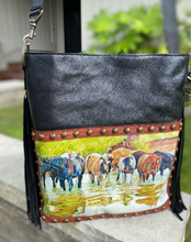 Load image into Gallery viewer, Kathy Sigle Art on a Sergios Collection Large Tote Bucket.