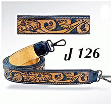 Load image into Gallery viewer, Straps for purses,handbags, guitars Custom, Handmade & Hand tooled.