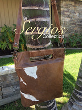 Load image into Gallery viewer, Leather Bag,Cowhide bucket style