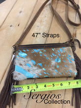 Load image into Gallery viewer, Cowhide Crossbody (no fringe)