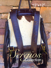 Load image into Gallery viewer, Swarovski Crystal Studded Cowhide Backpack (Brown)
