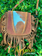 Load image into Gallery viewer, Cowhide crossbody and hipster purse