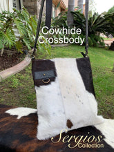 Load image into Gallery viewer, Cowhide crossbody bag
